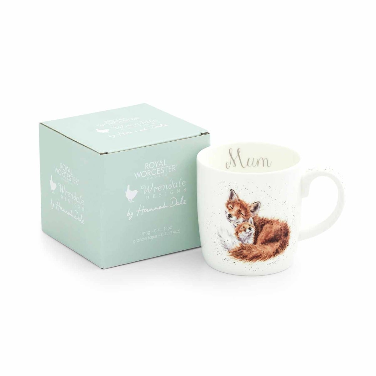 Royal Worcester Wrendale Designs Fox Large 14oz Mug