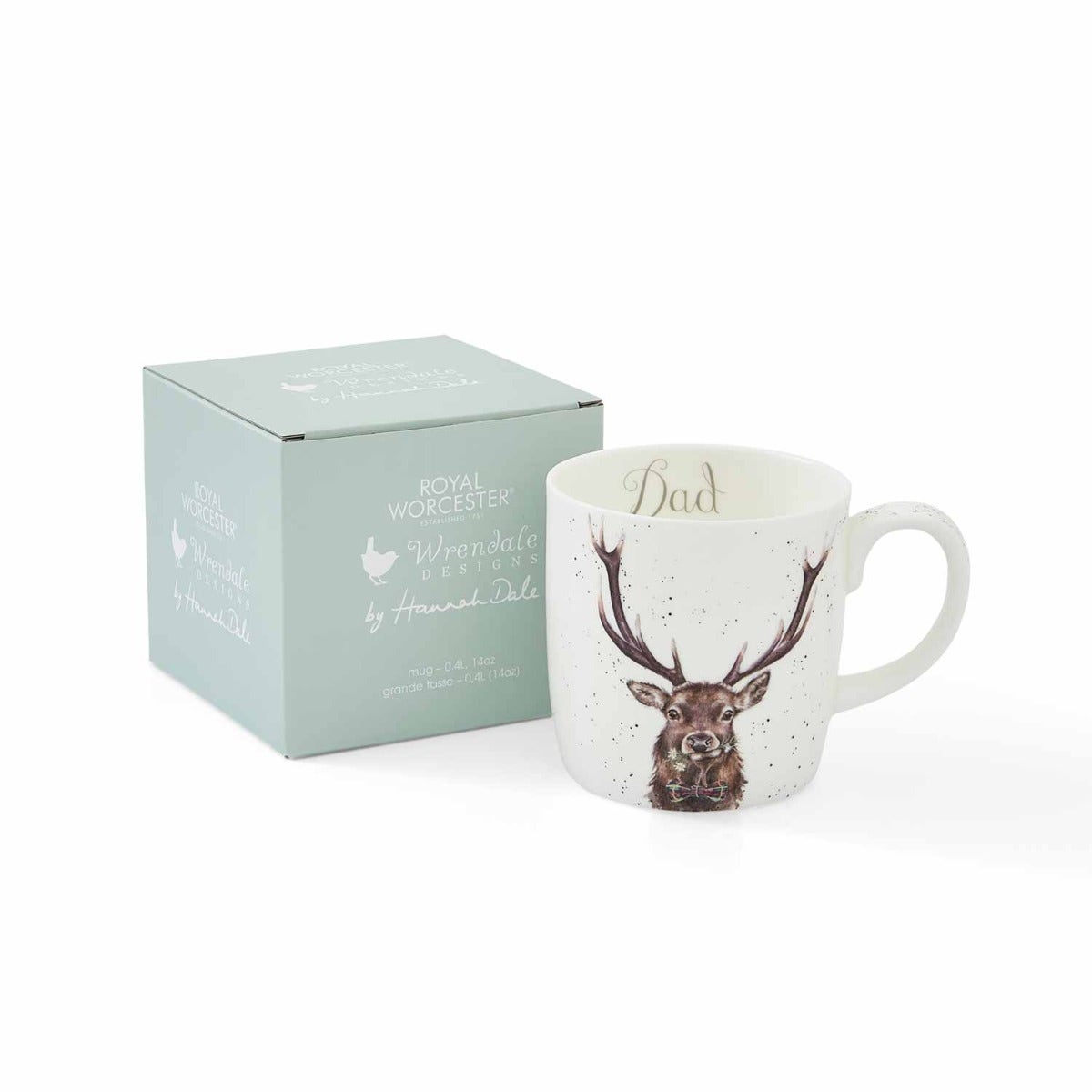 Royal Worcester Wrendale Designs Stag Large 14oz Mug