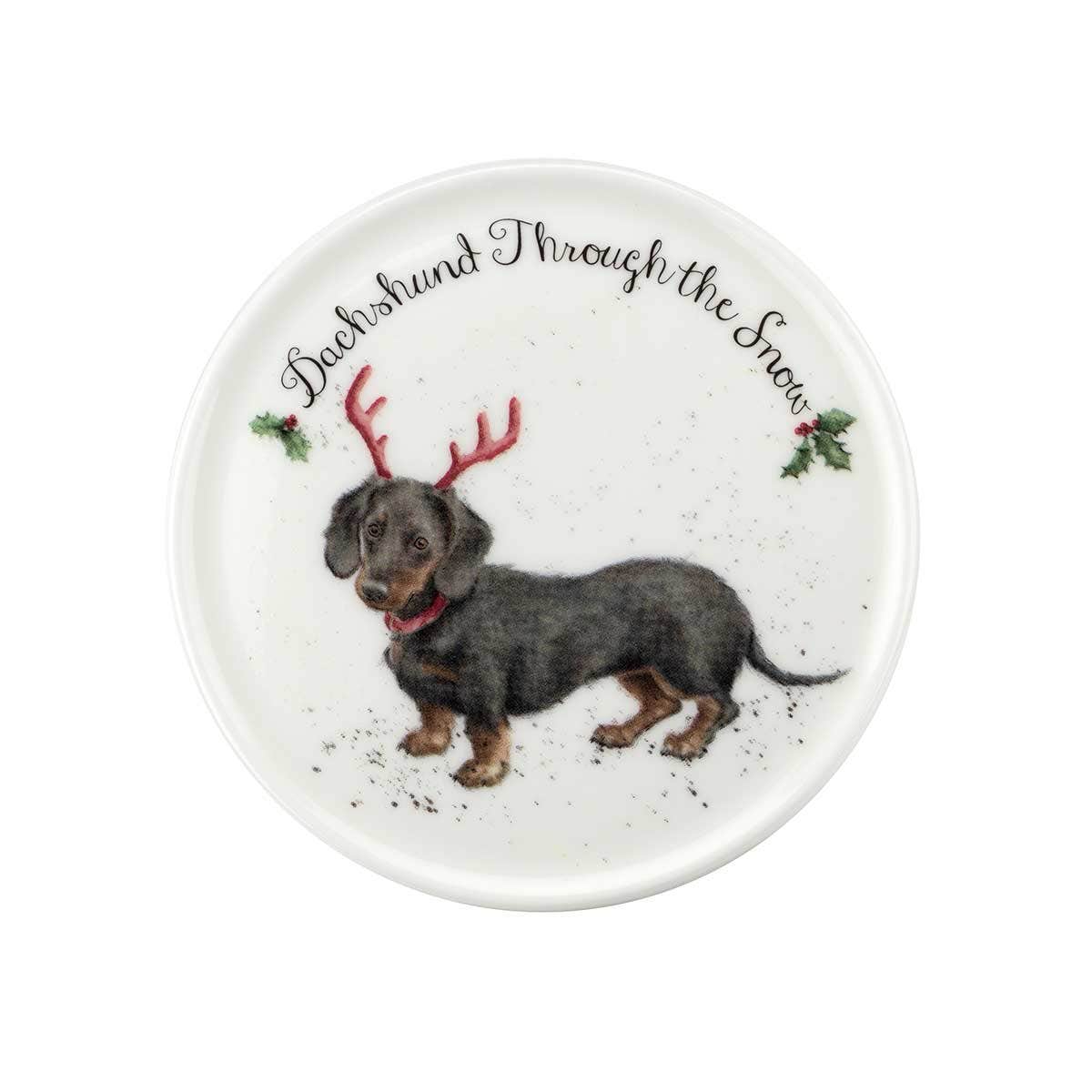 Wrendale Designs Dachshund Mug & Coaster Set