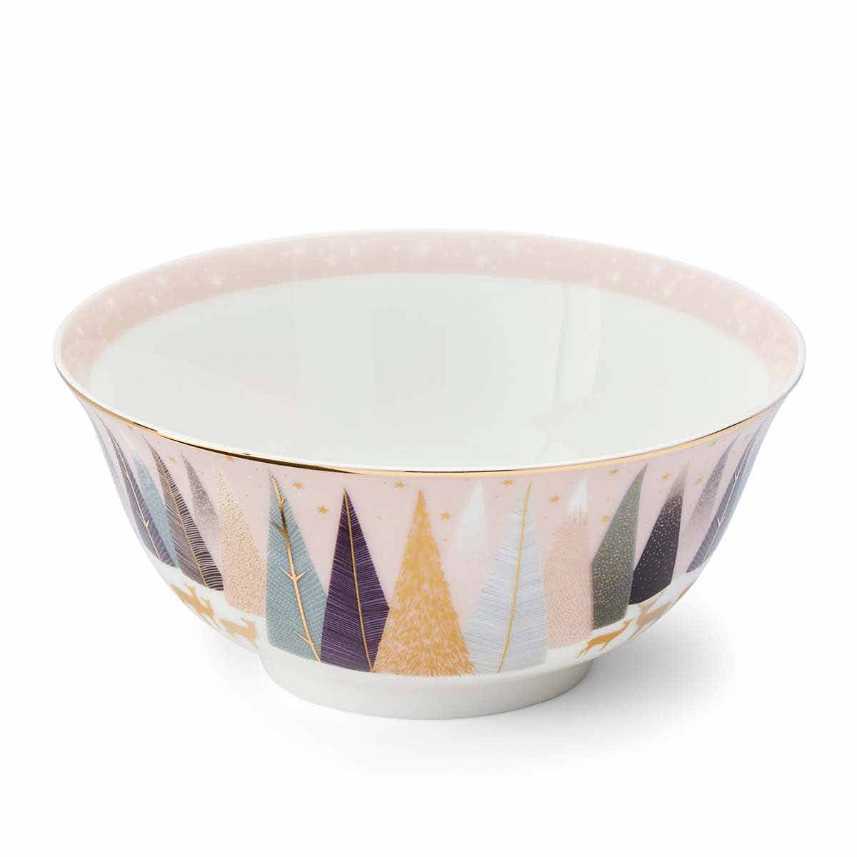 Sara Miller Frosted Pines Candy Bowl