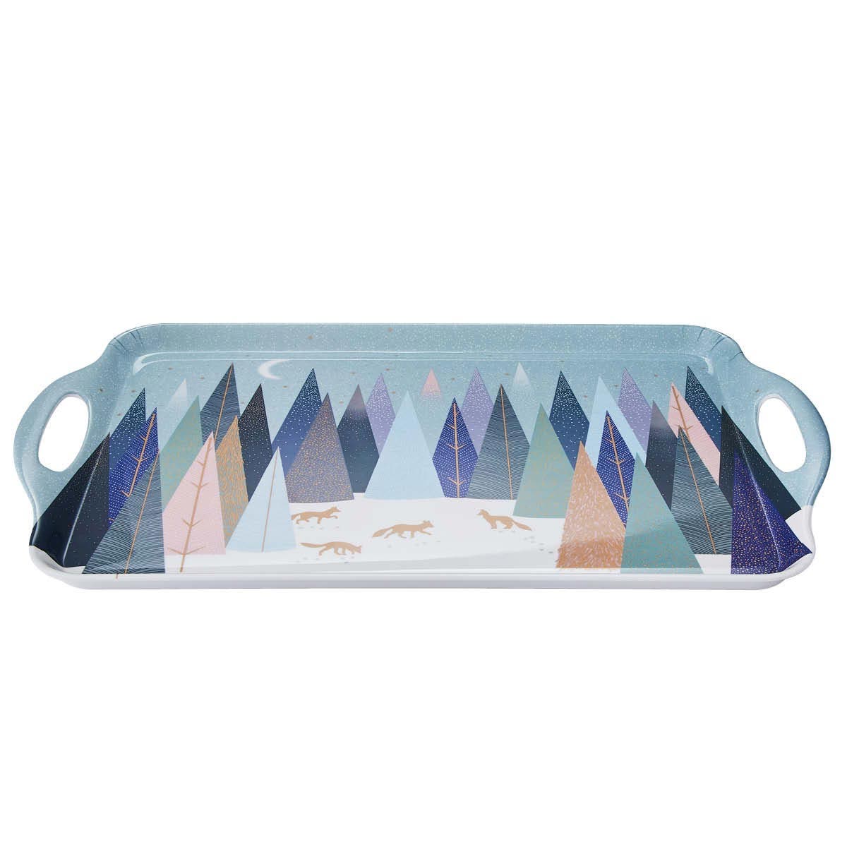 Sara Miller Frosted Pines Large Tray