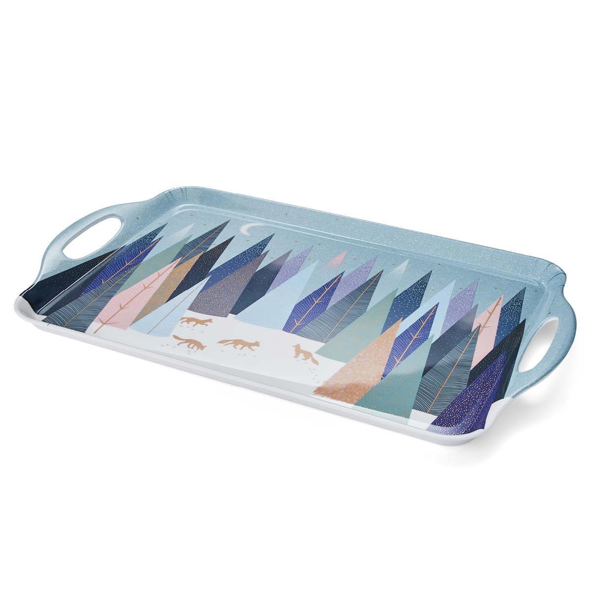 Sara Miller Frosted Pines Large Tray