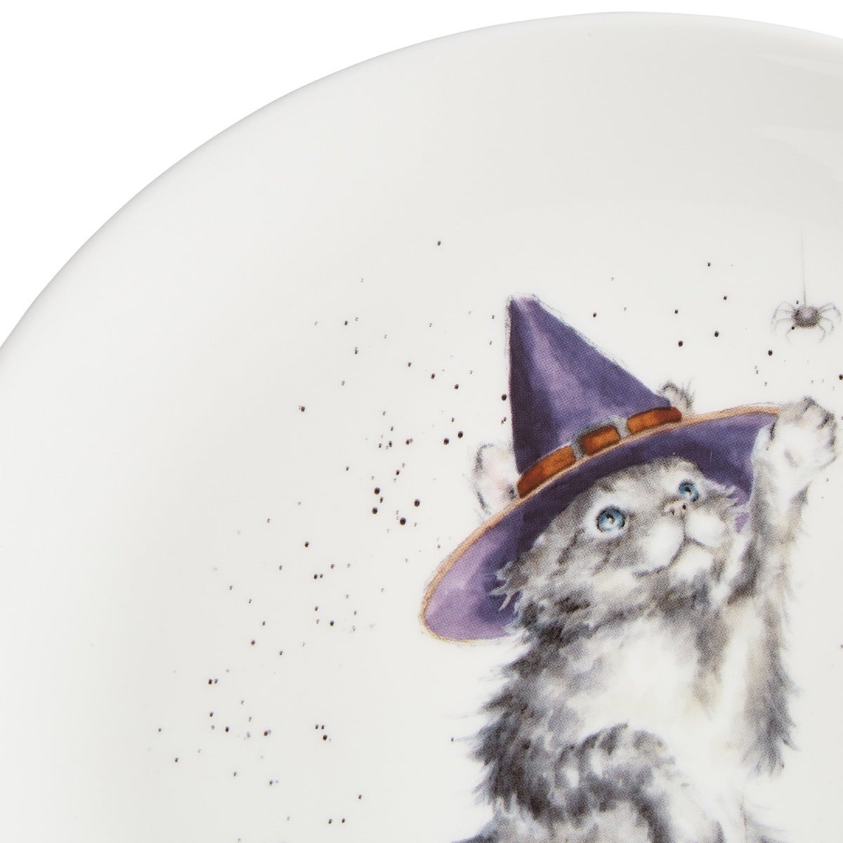 Wrendale Designs Witches Cat Coupe Plate