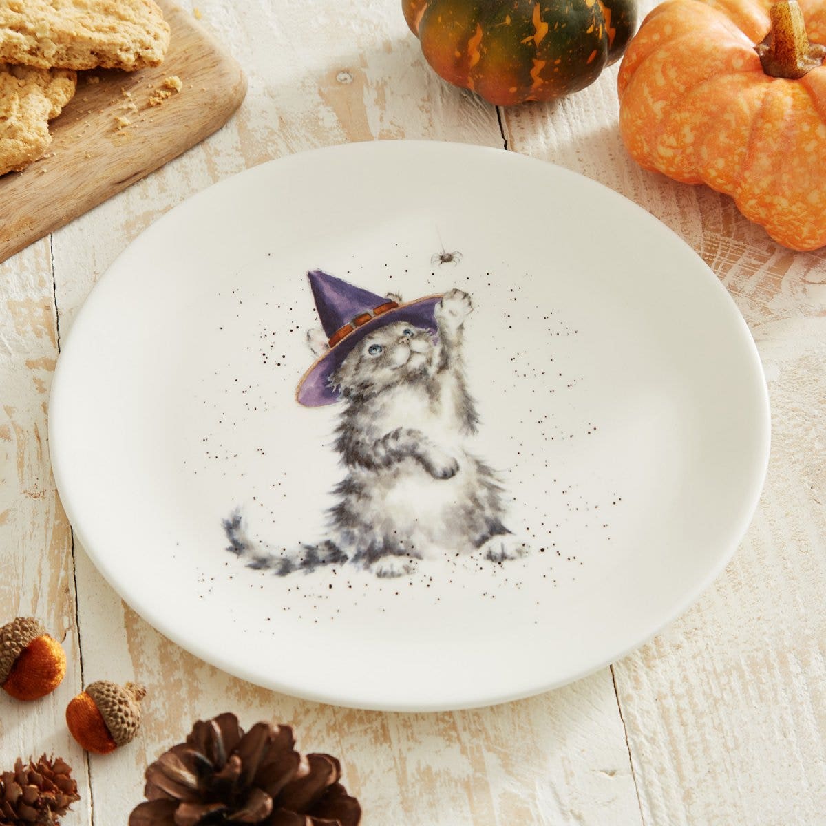 Wrendale Designs Witches Cat Coupe Plate