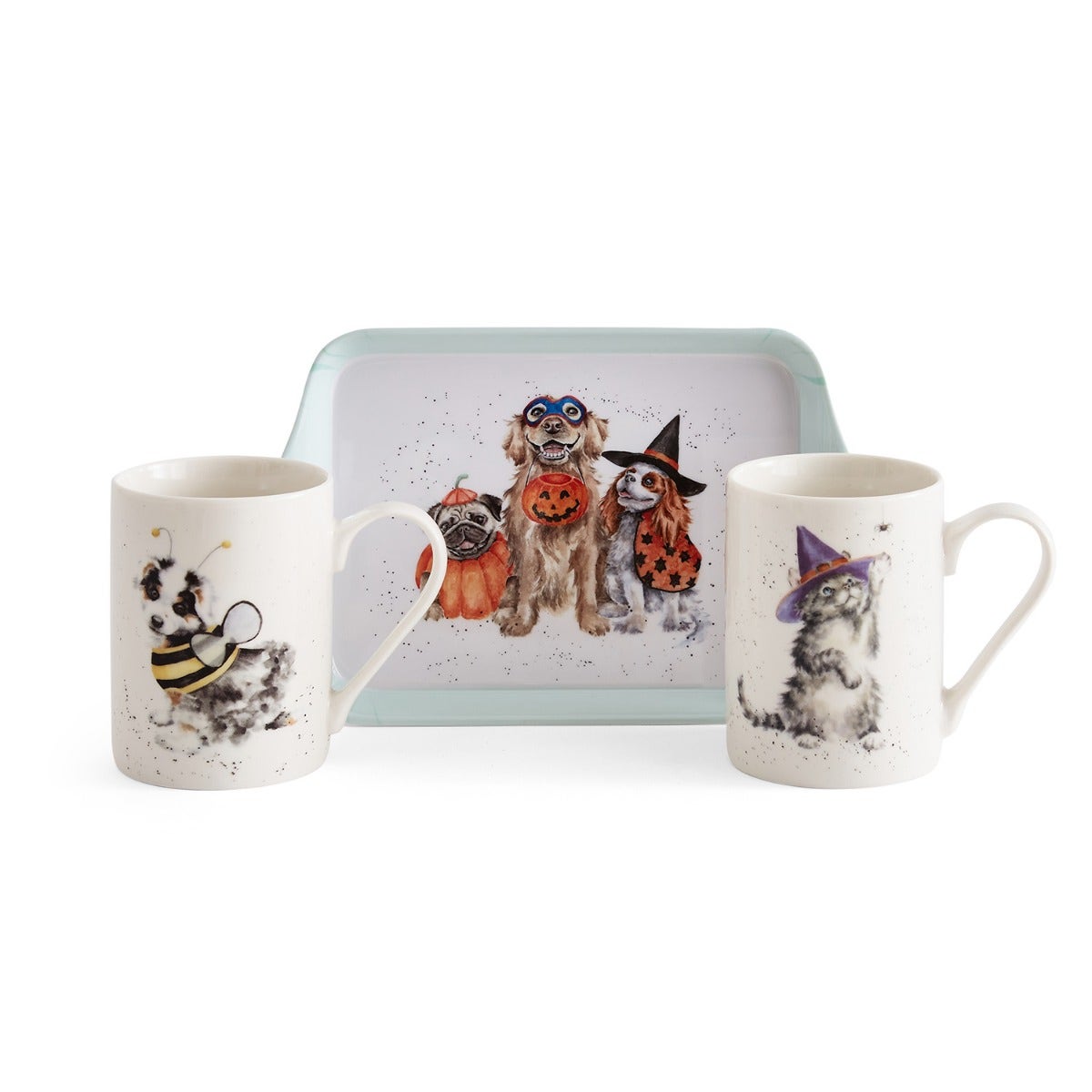 Wrendale Designs Halloween Mug & Tray Set