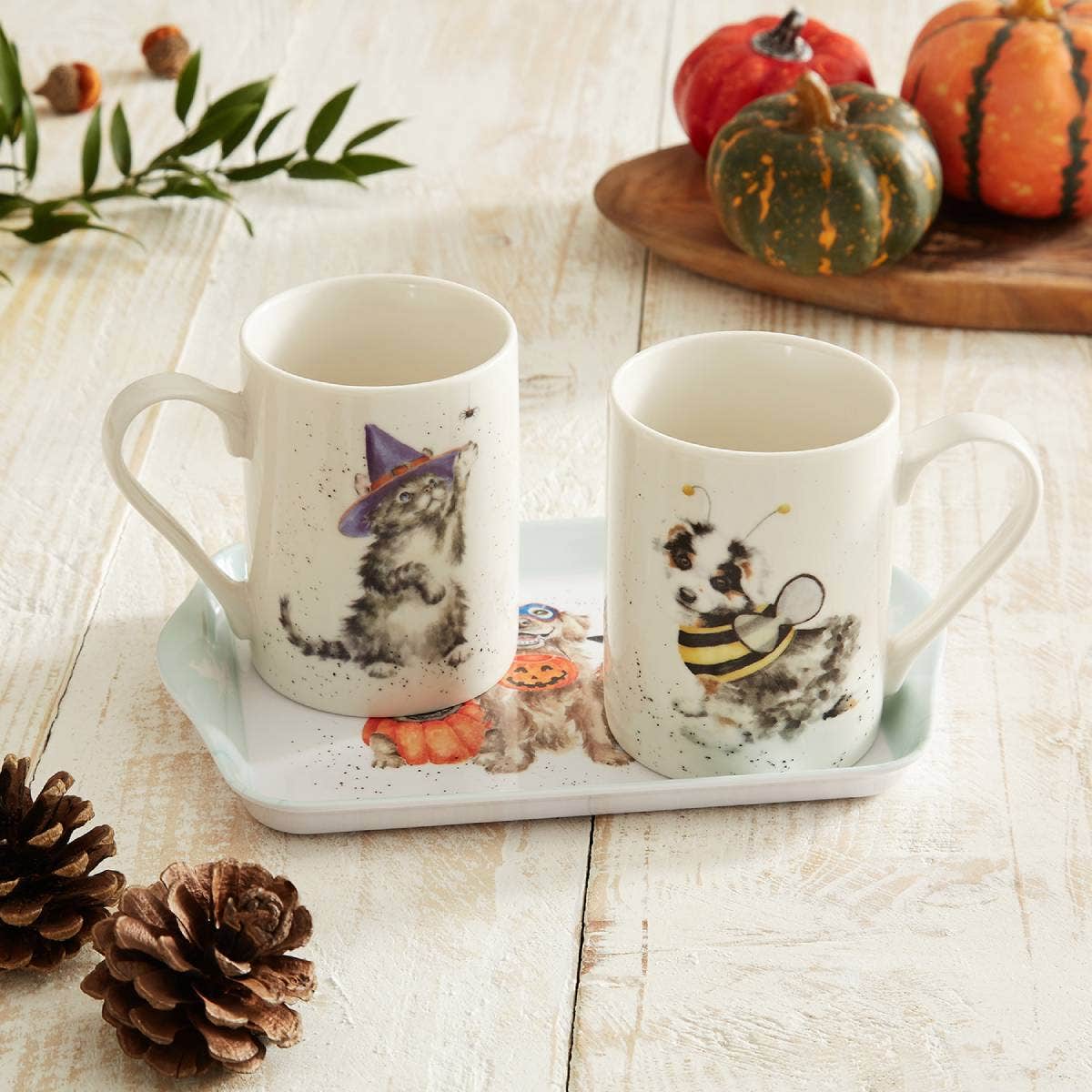 Wrendale Designs Halloween Mug & Tray Set