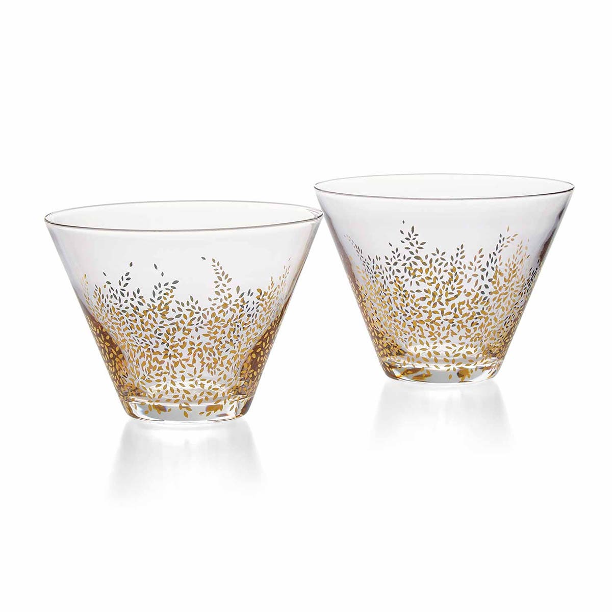 Sara Miller Chelsea Set of 2 Glass Bowls