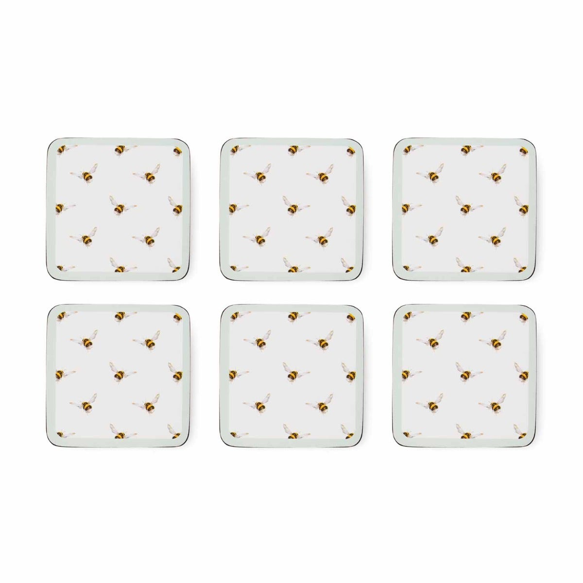 Wrendale Designs Bee Set of 6 Coasters