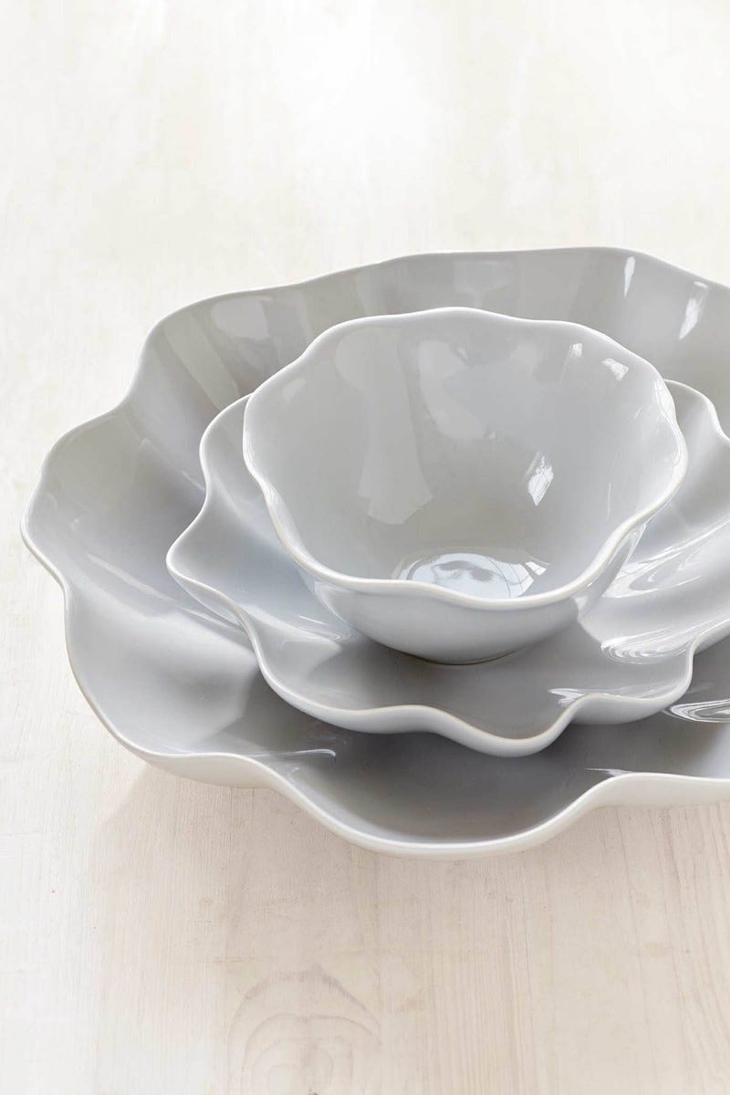 Sophie Conran Floret Medium Serving Bowl,Grey