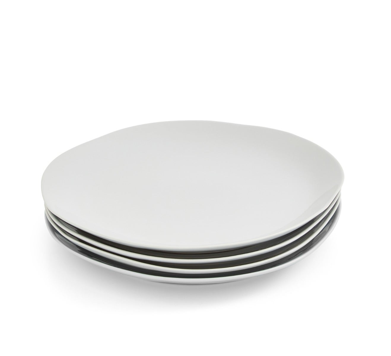 Sophie Conran Arbor 4 Dinner Plates, Grey