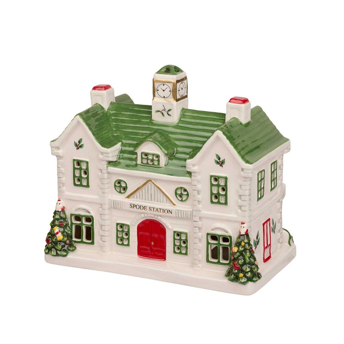 Christmas Tree Village Station Ornament 