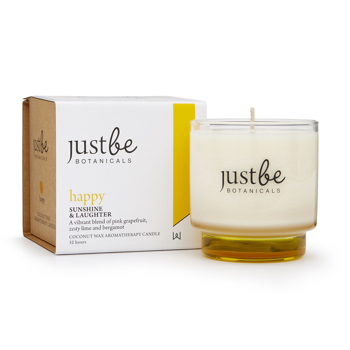 JustBe Botanicals Candle - Happy