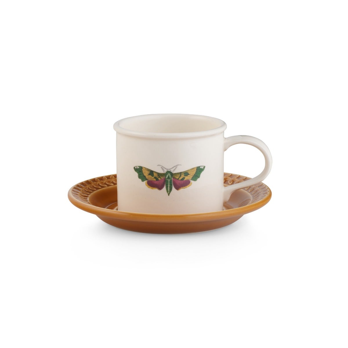 Botanic Garden Papilio Cup & Saucer, Amber