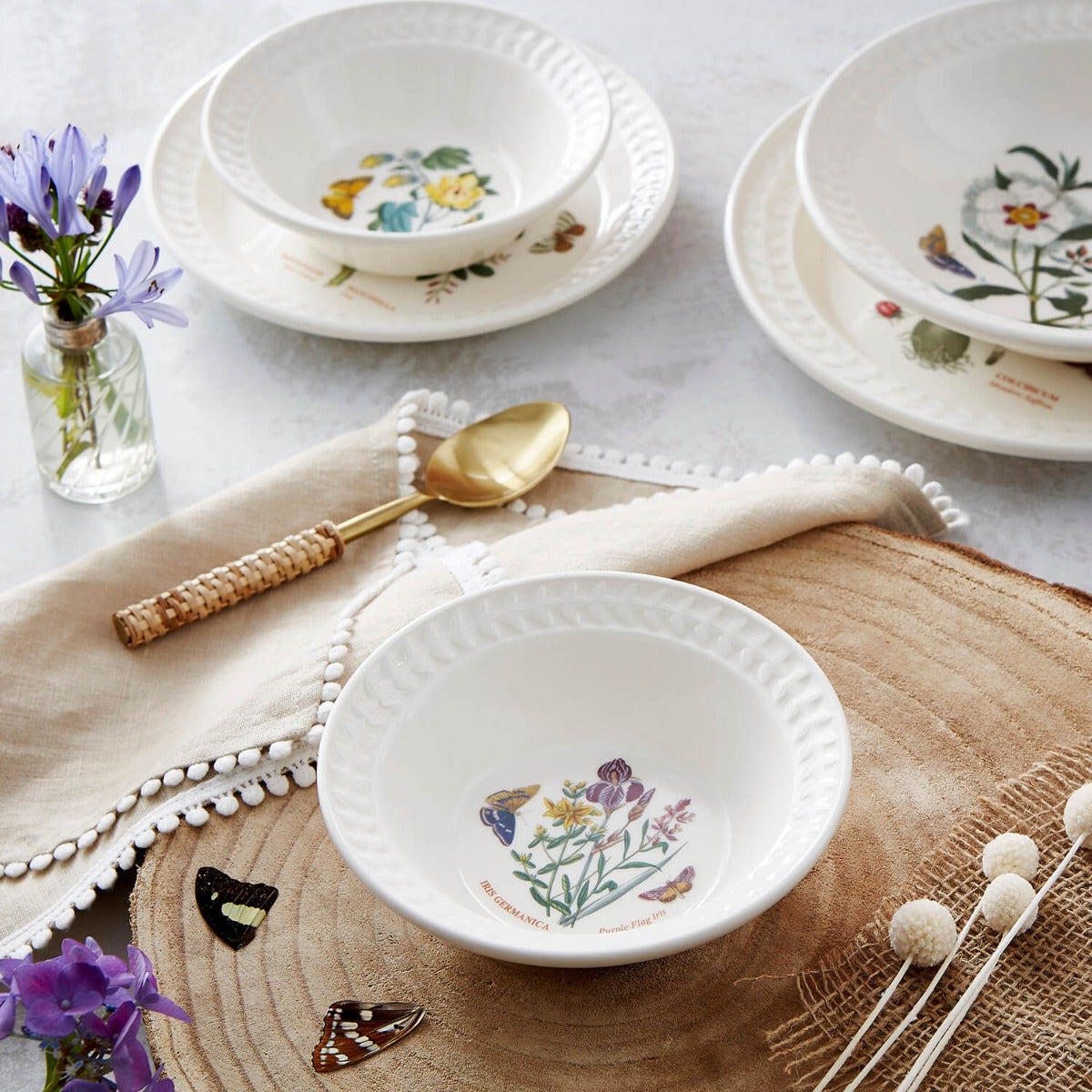 Botanic Garden Papilio Amethyst Cereal Bowl