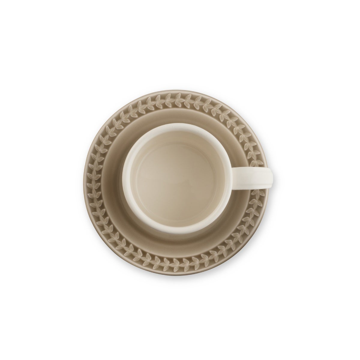 Botanic Garden Papilio Cup & Saucer, Stone