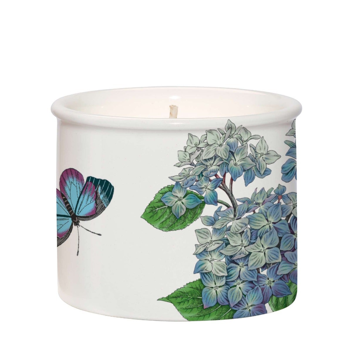 Botanic Garden Hydrangea Ceramic Candle