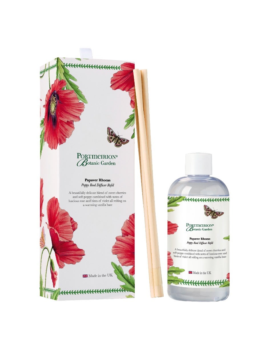 Botanic Garden Poppy Diffuser Refill Set