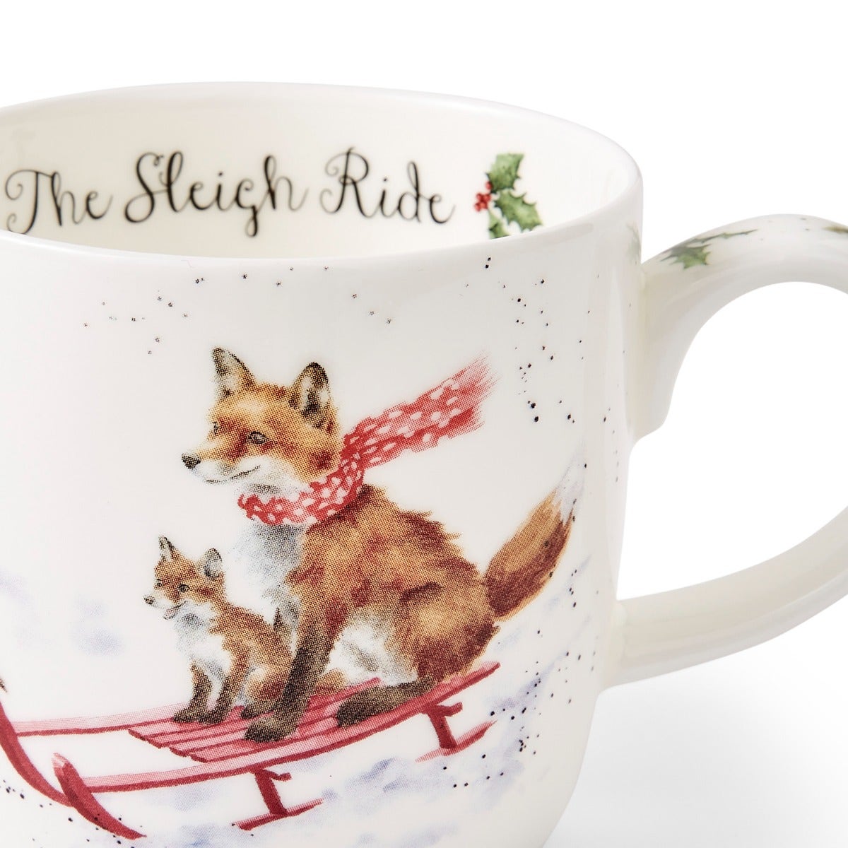 Wrendale Designs The Sleigh Ride Mug