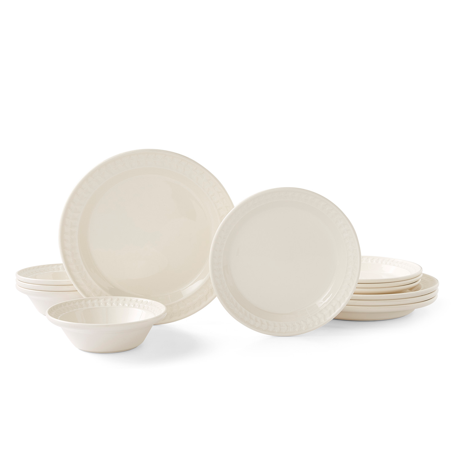 Botanic Garden Harmony 12 Piece Set, White