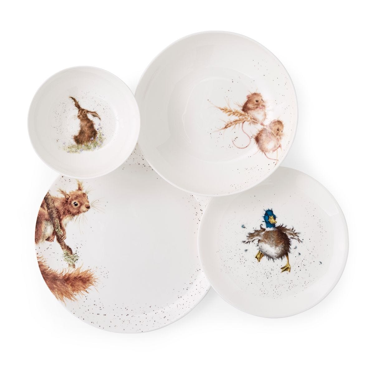 Wrendale Designs 16-Piece Tableware Set