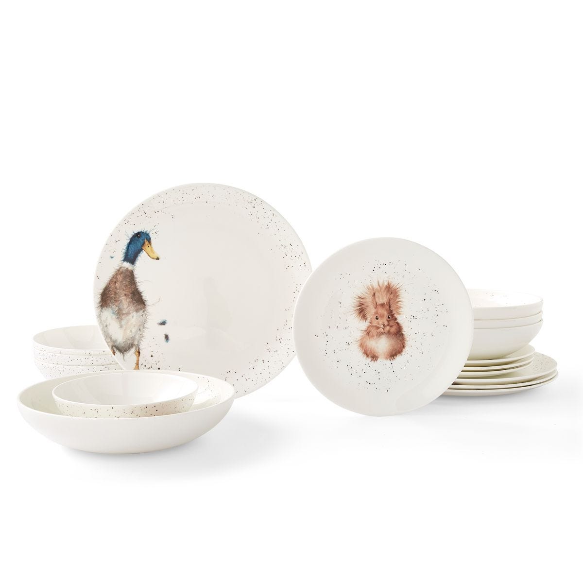 Wrendale Designs 16-Piece Tableware Set