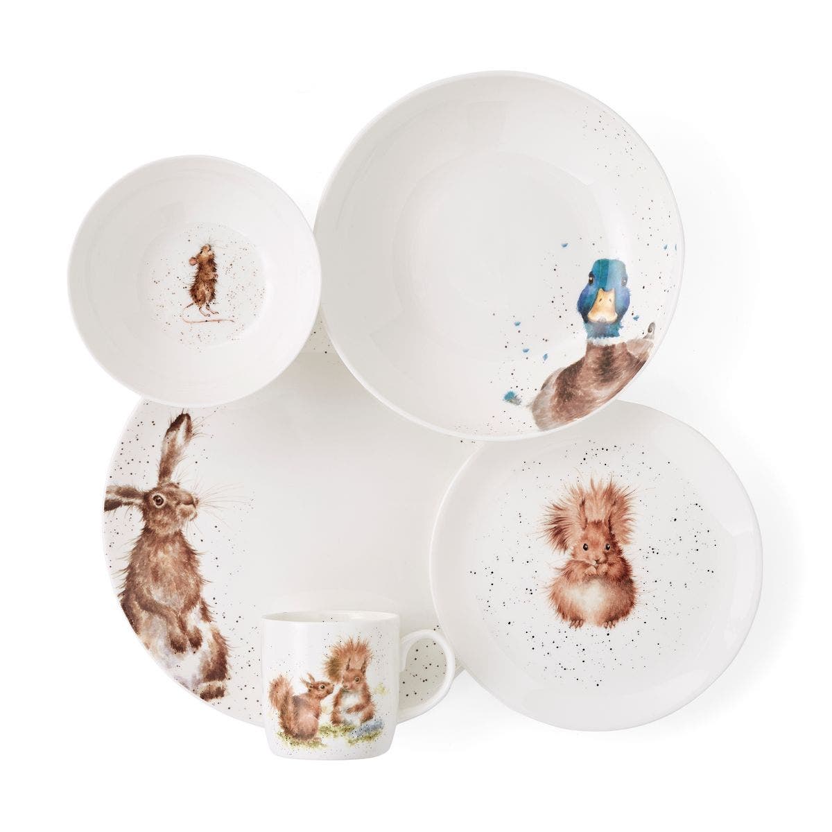 Wrendale Designs 20-Piece Tableware Set