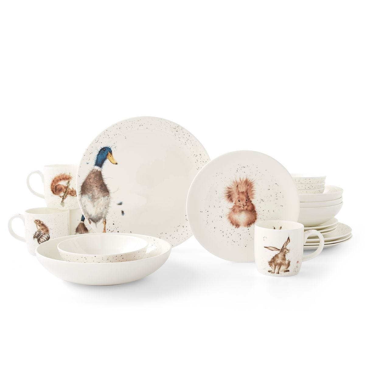 Wrendale Designs 20-Piece Tableware Set