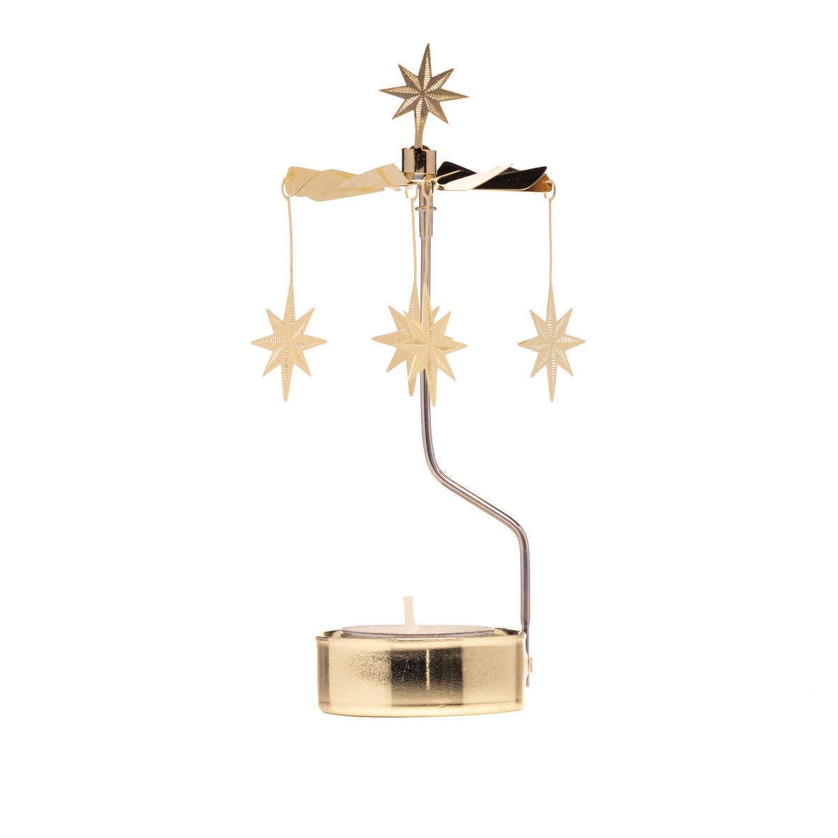 Deck The Halls Spinner Tealight Candle Holder
