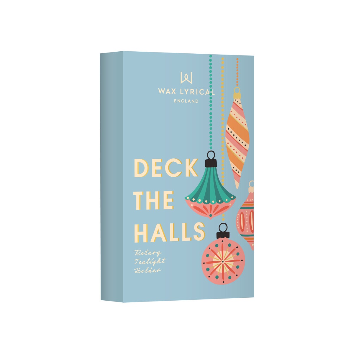 Deck The Halls Spinner Tealight Candle Holder