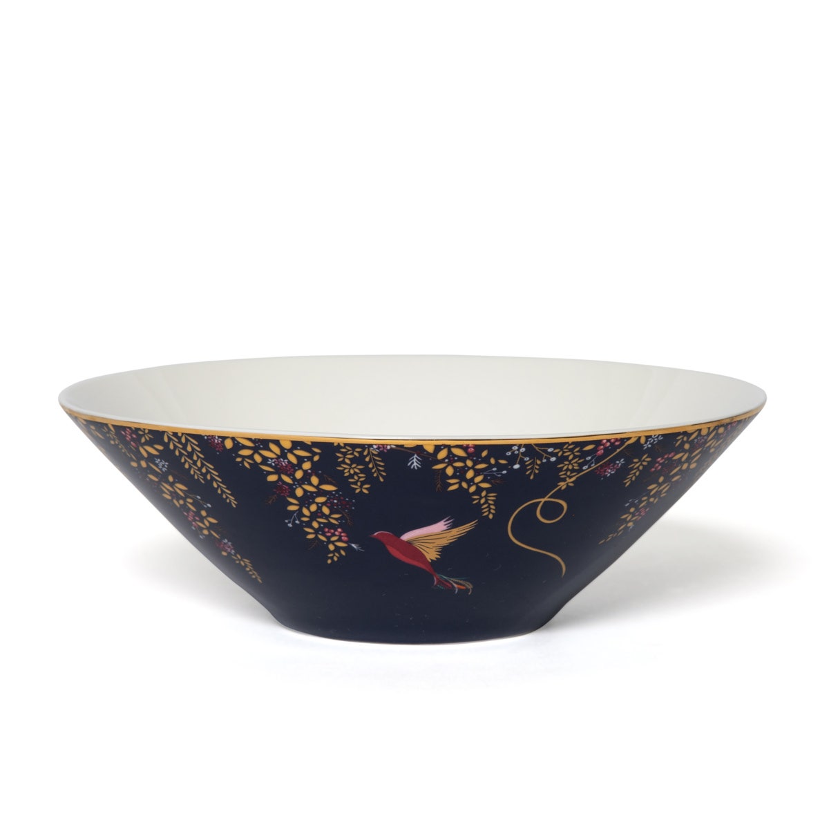 Sara Miller Chelsea Medium Salad Bowl, Navy