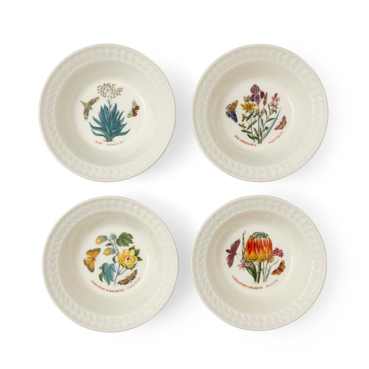 Botanic Garden Papilio set of 4 Cereal Bowls