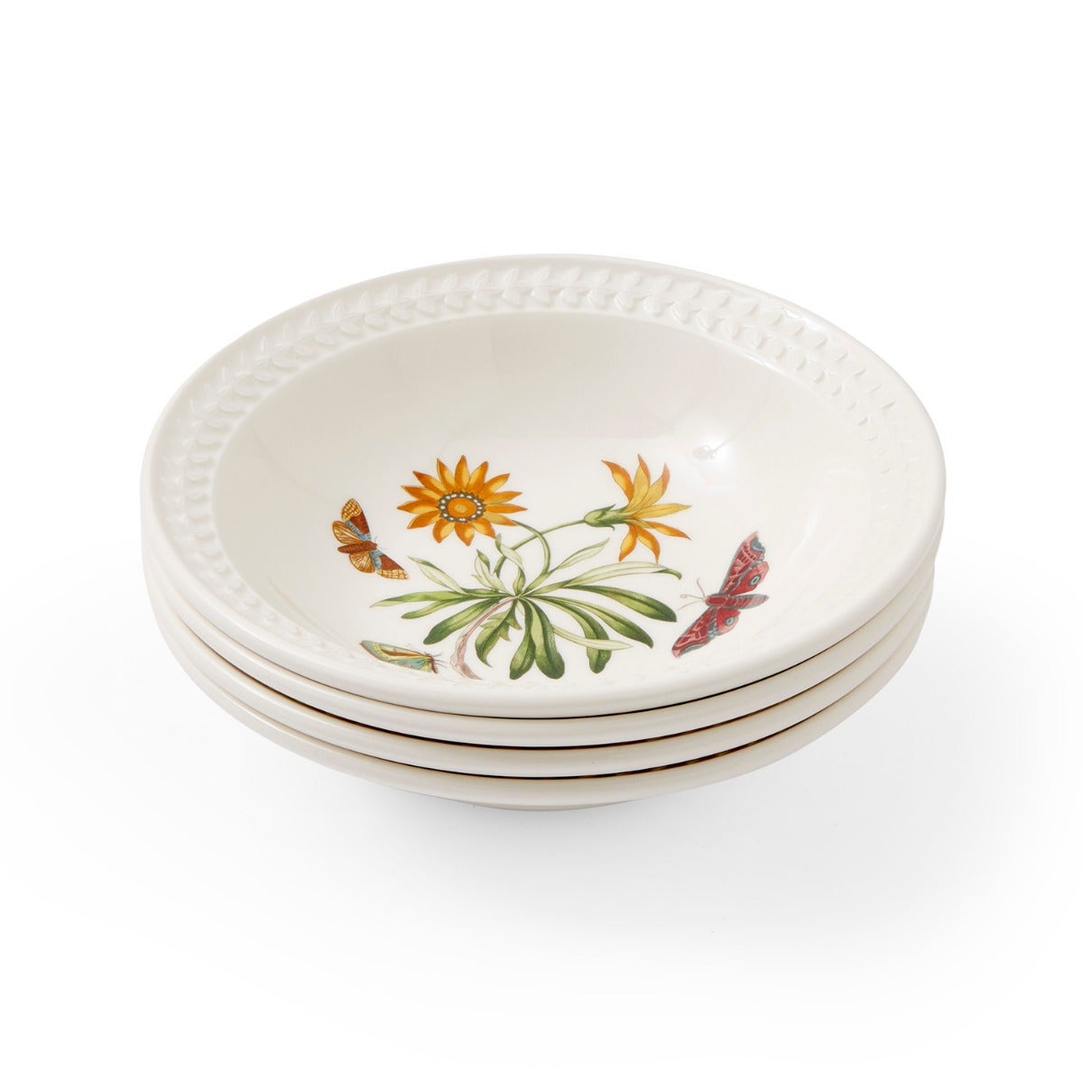 Botanic Garden Papilio set of 4 Pasta Bowls