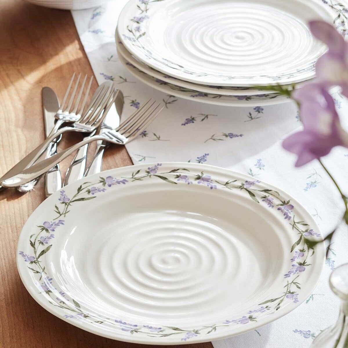 Sophie Conran Lavandula Set of 4 Dinner Plates