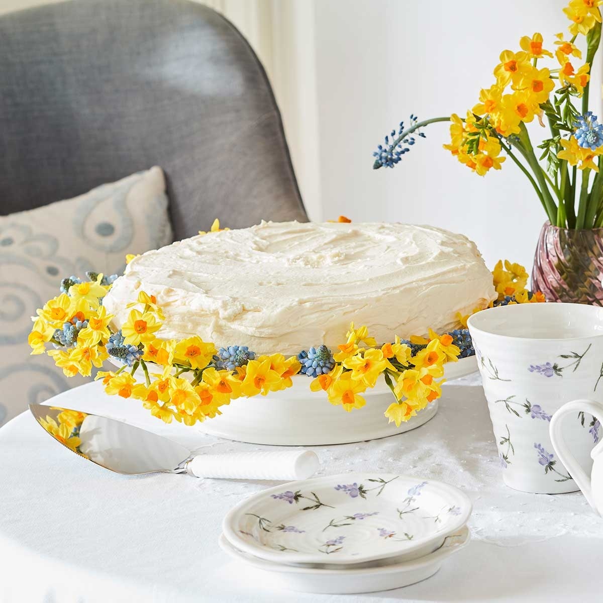 Sophie Conran Lavandula Set of 4 Tea Plates