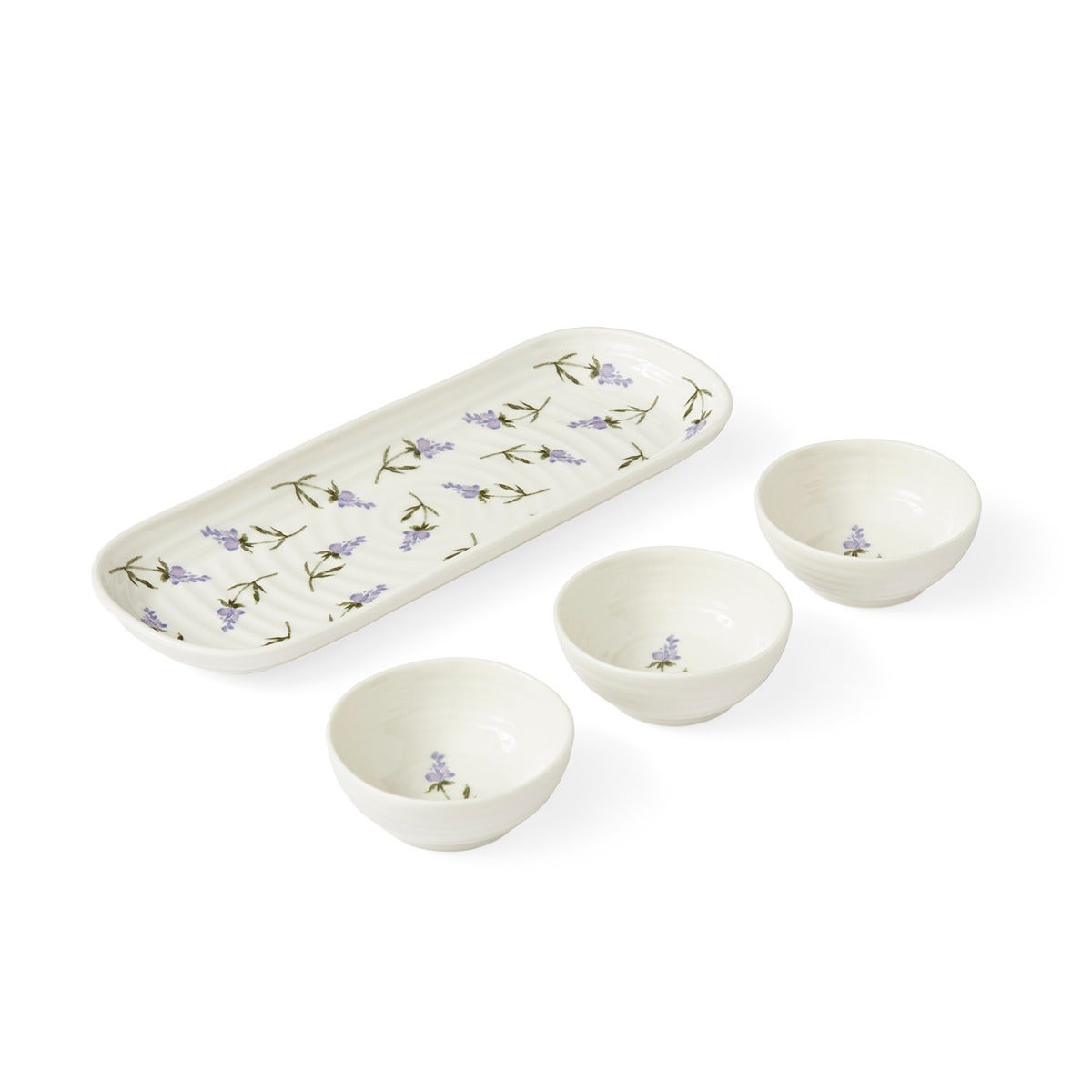 Sophie Conran Lavandula 3 Bowl & Tray Set