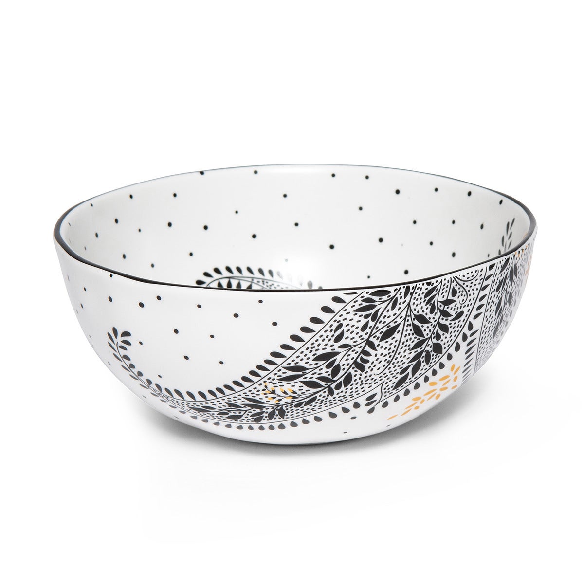 Sara Miller Artisanne Noir Set of 4 Cereal Bowls