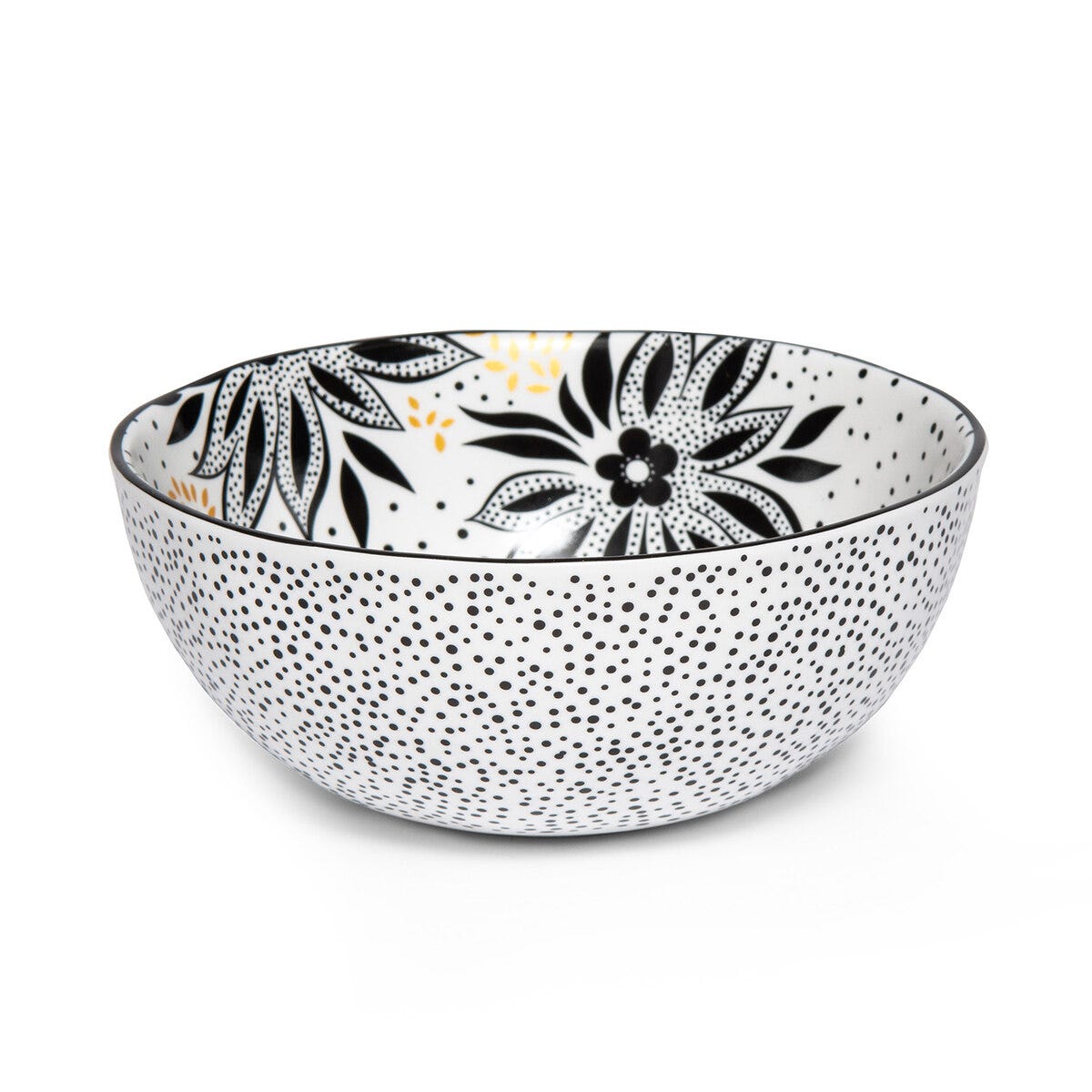 Sara Miller Artisanne Noir Set of 4 Cereal Bowls