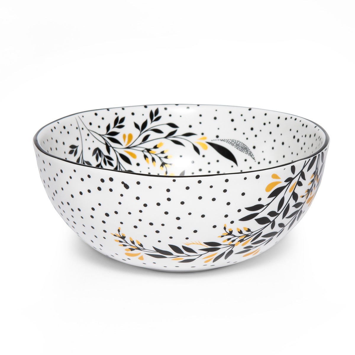 Sara Miller Artisanne Noir Set of 4 Cereal Bowls