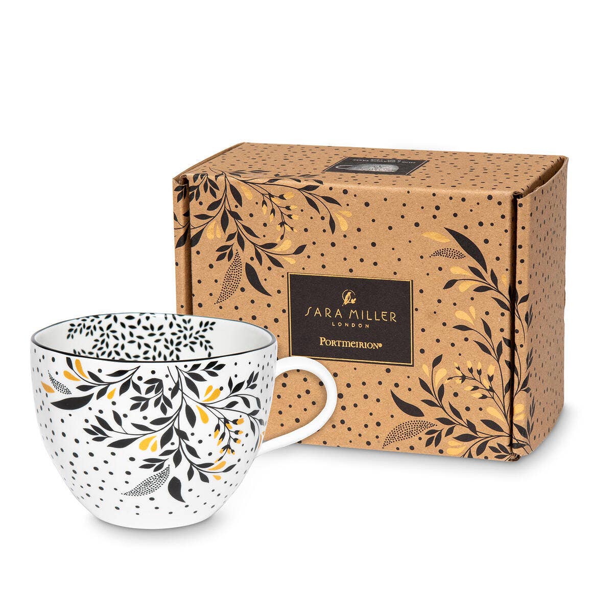 Sara Miller Artisanne Noir Mug, Bohemia