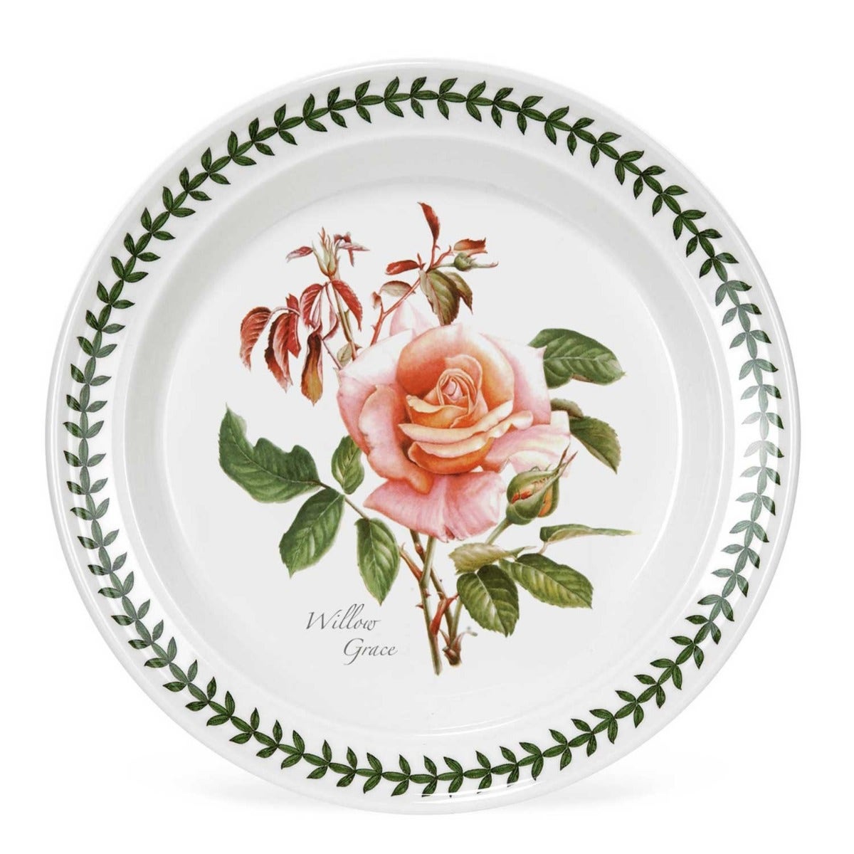 Botanic Roses Willow Grace Plate, 20cm