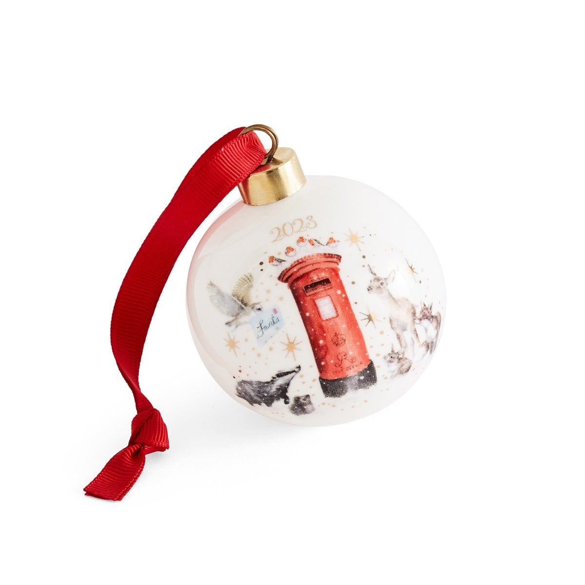 Wrendale Designs Annual Xmas Post Bauble