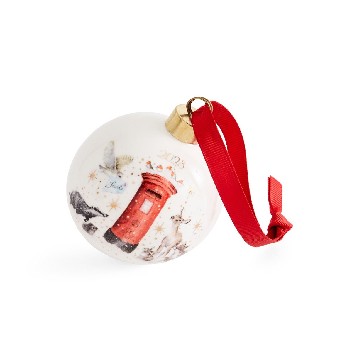 Wrendale Designs Annual Xmas Post Bauble