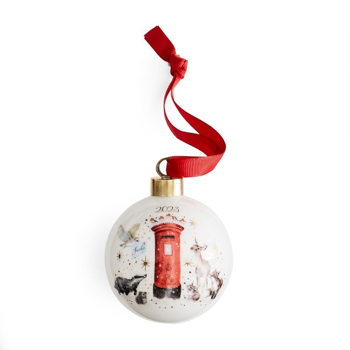 Wrendale Designs Annual Xmas Post Bauble