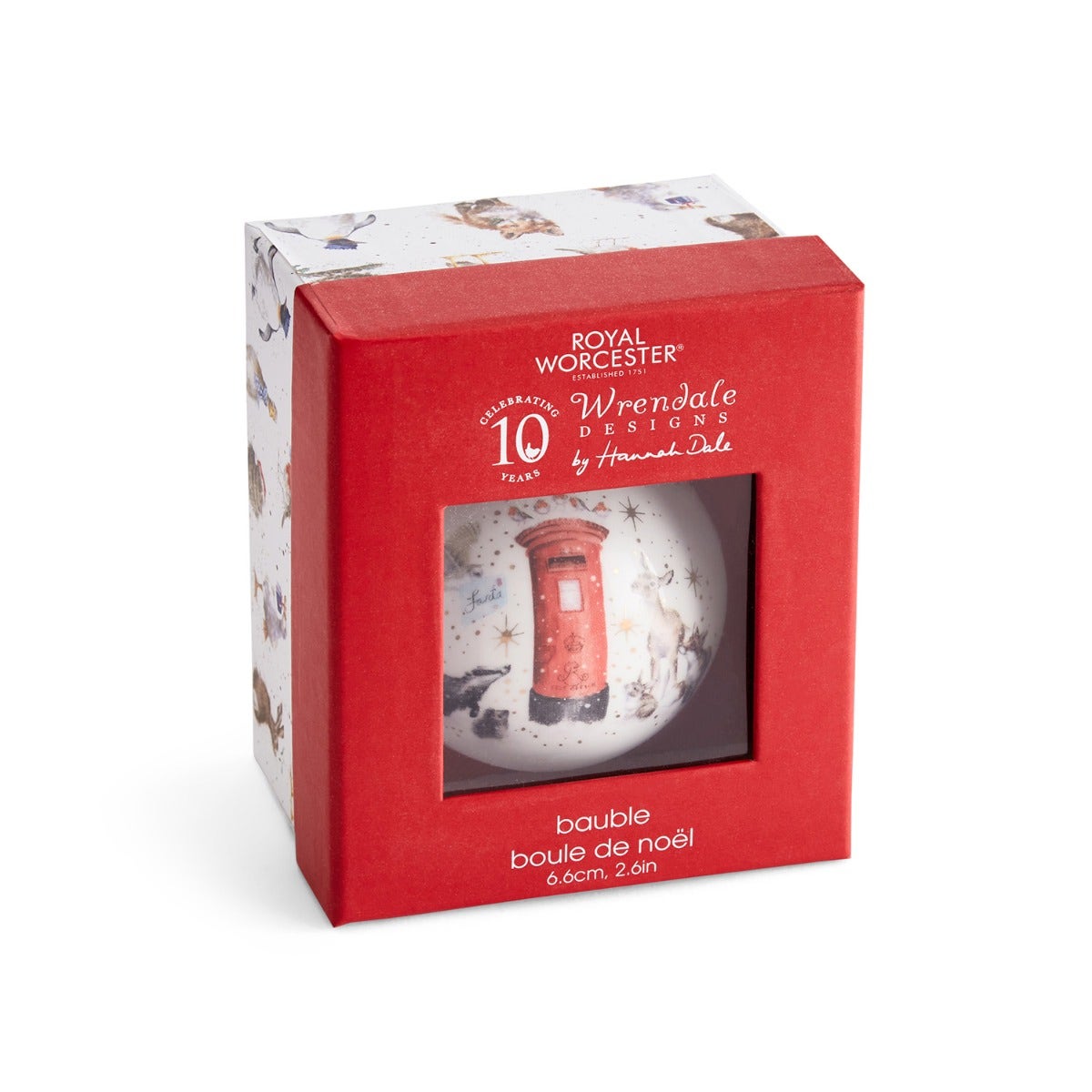 Wrendale Designs Annual Xmas Post Bauble