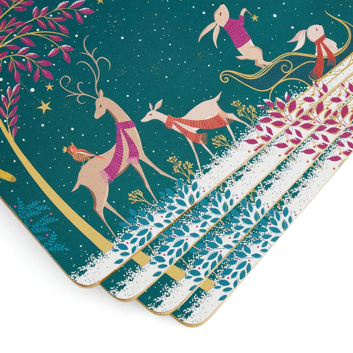 Woodland Tales Set of 4 Placemats