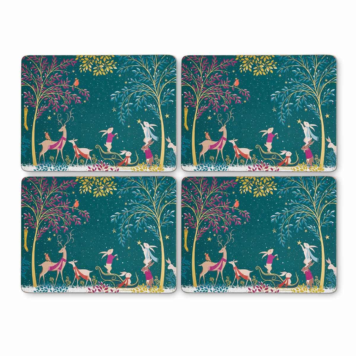 Woodland Tales Set of 4 Placemats