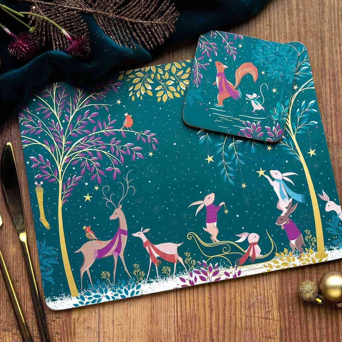 Woodland Tales Set of 4 Placemats