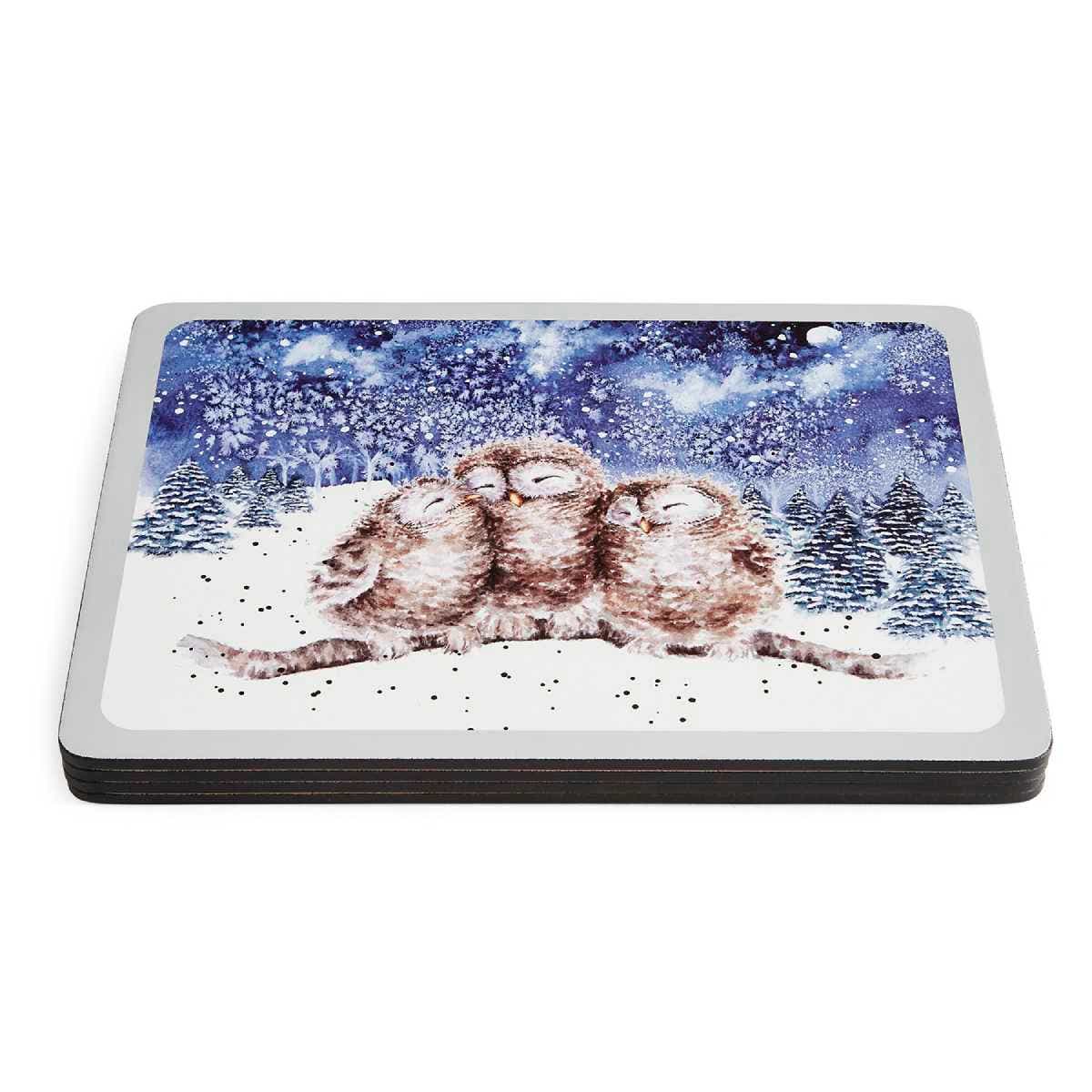 Wrendale Designs Winter Sky 4 Placemats