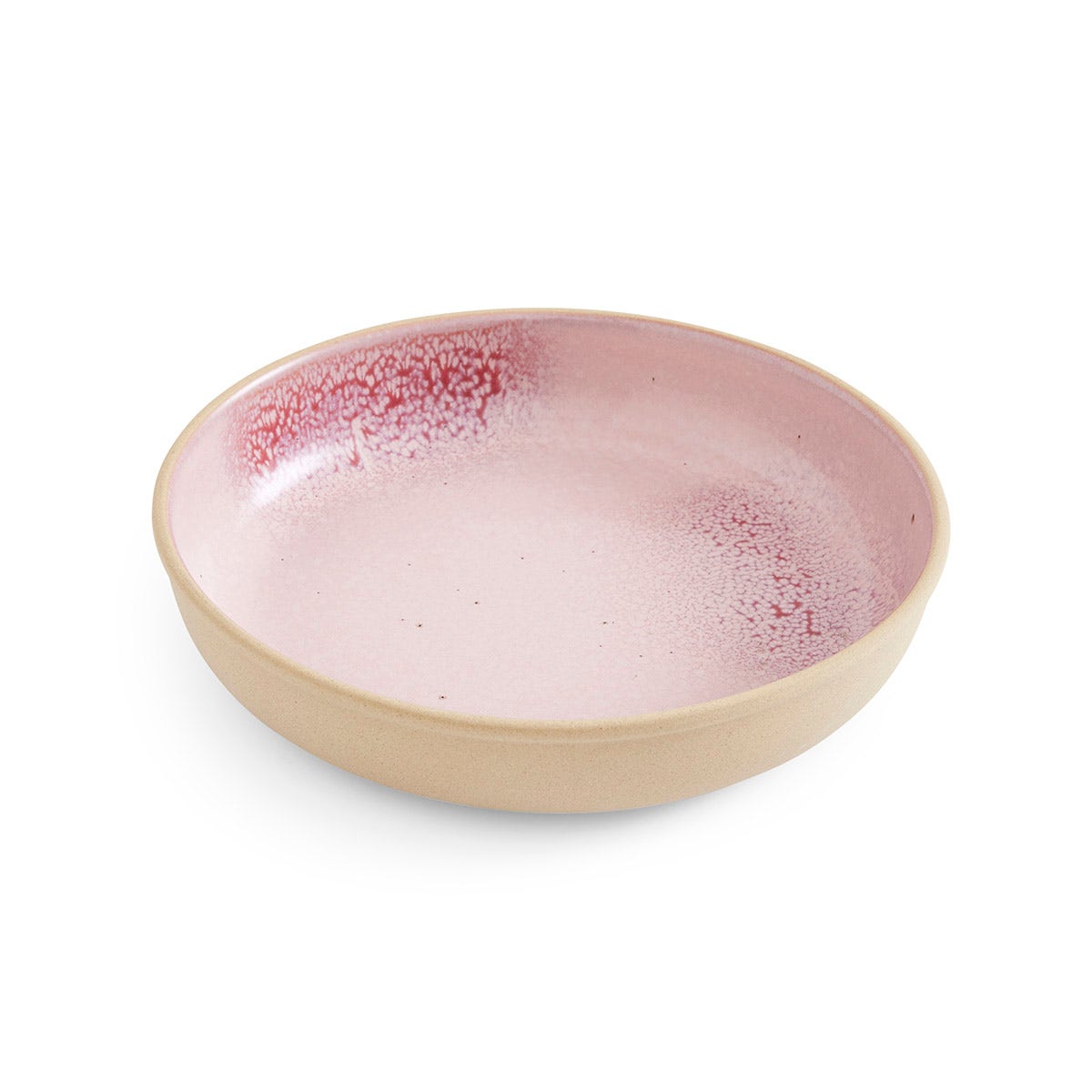 Minerals Set of 4 Low Bowls, Rose Quartz