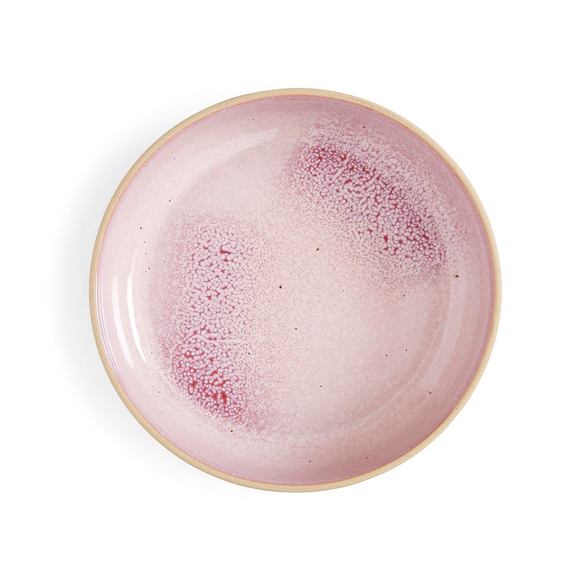 Minerals Set of 4 Low Bowls, Rose Quartz